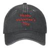 Happy Valentines Day Baseball Cap Wild Ball Hat Snapback Cap Dad Hat Golf Hat Genuine Luxury Woman Mens