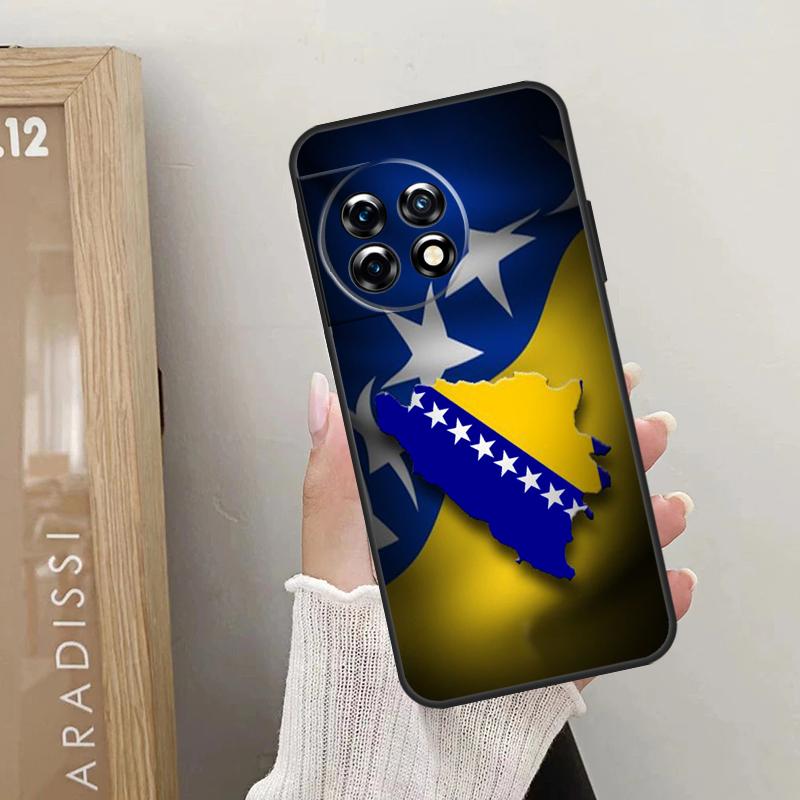 Bosnia Flag Case For OnePlus Nord CE 5 3 4 Lite N20 N30 OnePlus 13T 10T 8T 11 12 13 15 R 9 10 Pro Cover