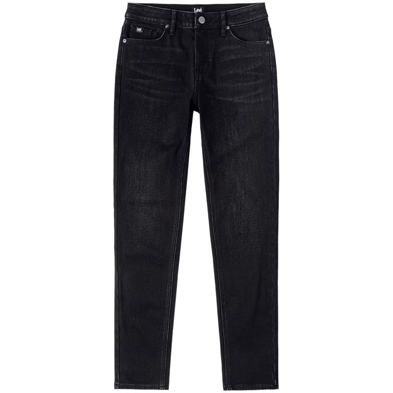 

Lee 433 Women s Slim High-Waist Brushed Black Skinny Jeans 27