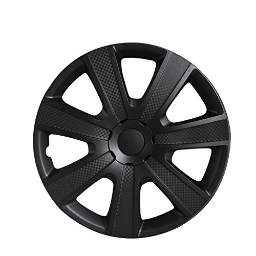 GET-PRO 14-inch Wheel Covers for Toyota Platz (Black & Carbon Fiber) - Set of 4 (L085BPM14-105)