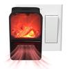 Mini Electric Wall-outlet Flame Heater Air Warmer Ceramic Heating Stove Radiator Wall Handy Fan
