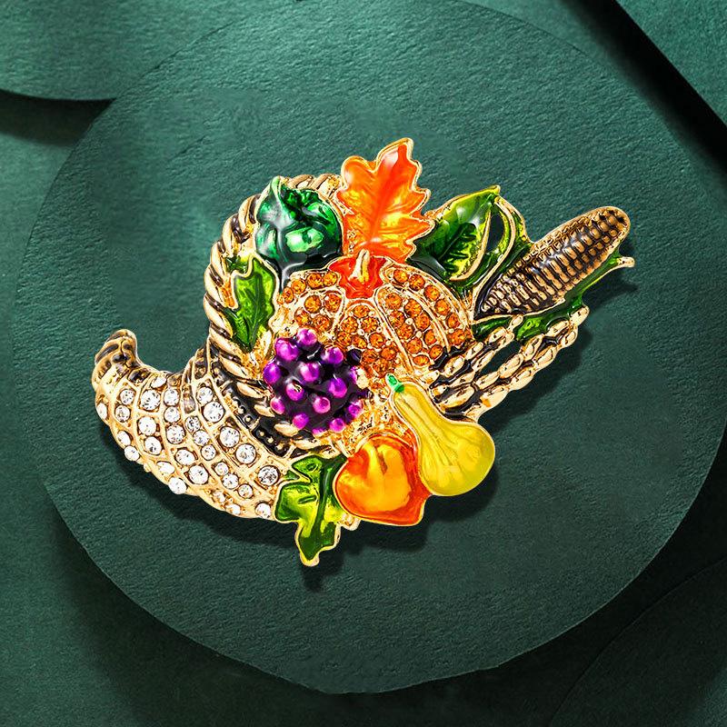 

Женская мода эмалированные хрустальные броши с цветком для женщин Роскошные броши желтого золота цвета из сплава с радужным растением булавки