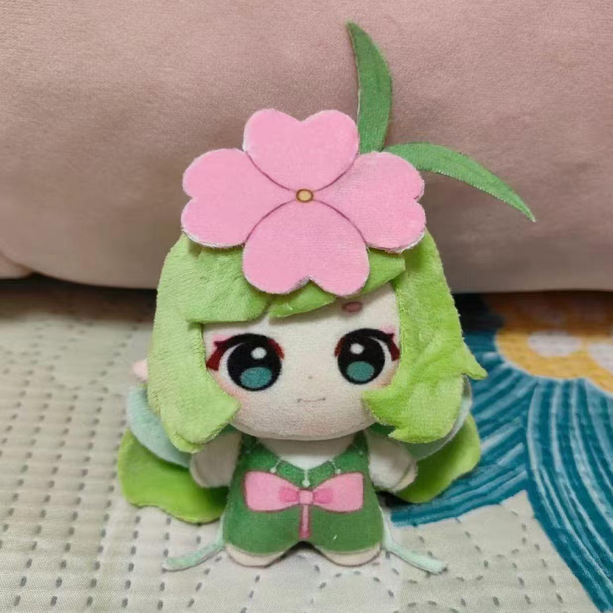 10cm Kawaii Kleine Blumenfee Peripheriepuppe Kukuru Baumwollplüschtiere Puppe Niedlich Merry Miki Nunu Körper-Hängeornament Geschenk 10cm