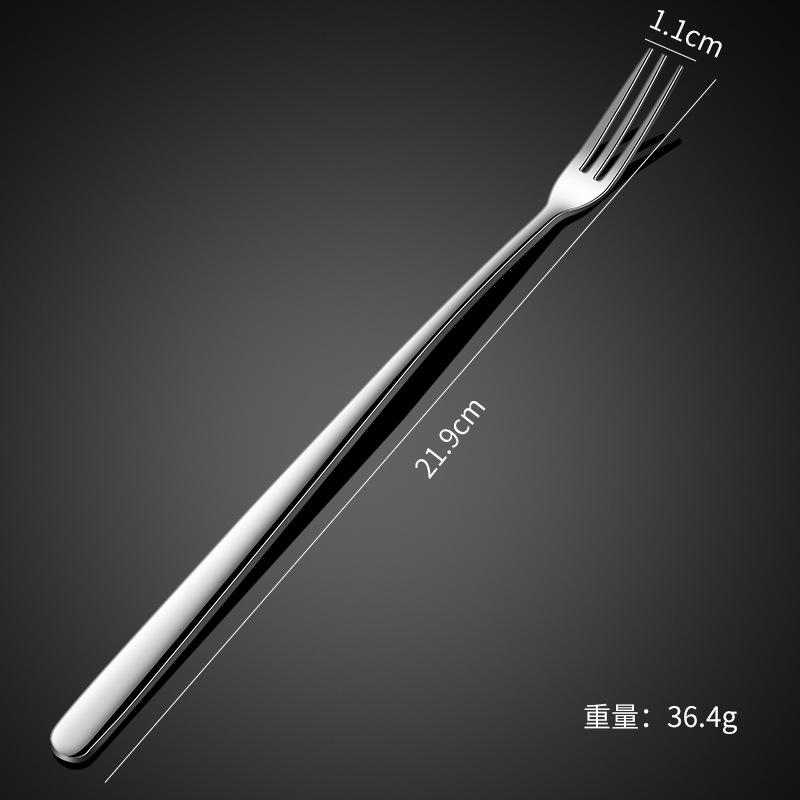Thickened elegant 304 stainless steel tableware, knife, fork, spoon, steak set series, western coffee dessert spoon