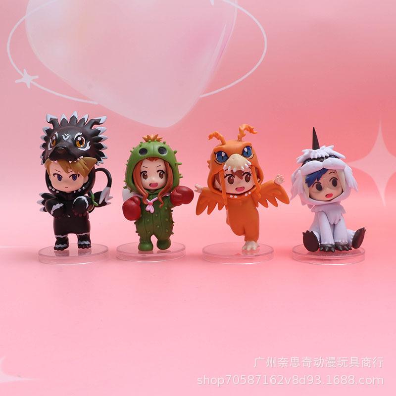 2 Types 8pcs/set Anime Digital Monster Digimon Cosplay Action Figure Model Toys Gift