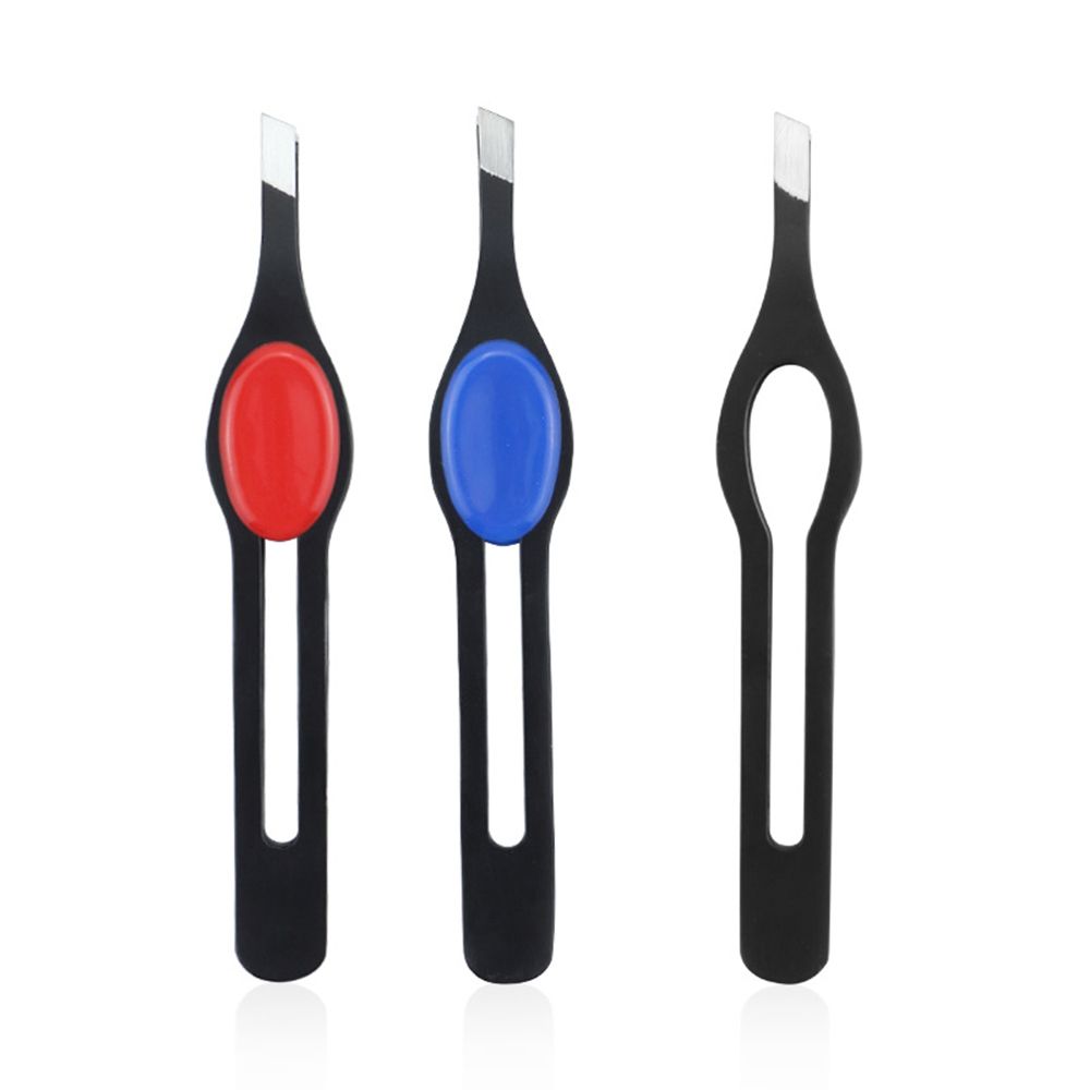 Professional Removal Hair Beauty Eyebrow Tweezer Eye Brow Clip Hairs Puller Slanted