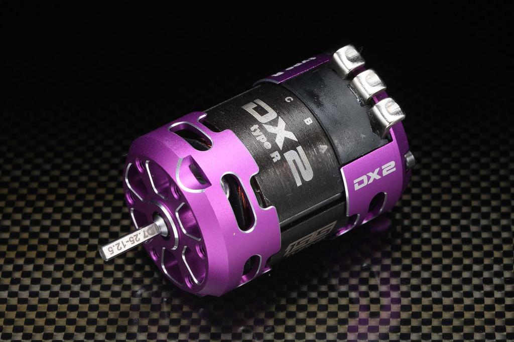 YOKOMO DX2 Brushless Motor Drift Performance Brushless Motor for RC Cars Type-R 15.5T (Purple) (12.5x7.25x24) - RPM-D2155RP