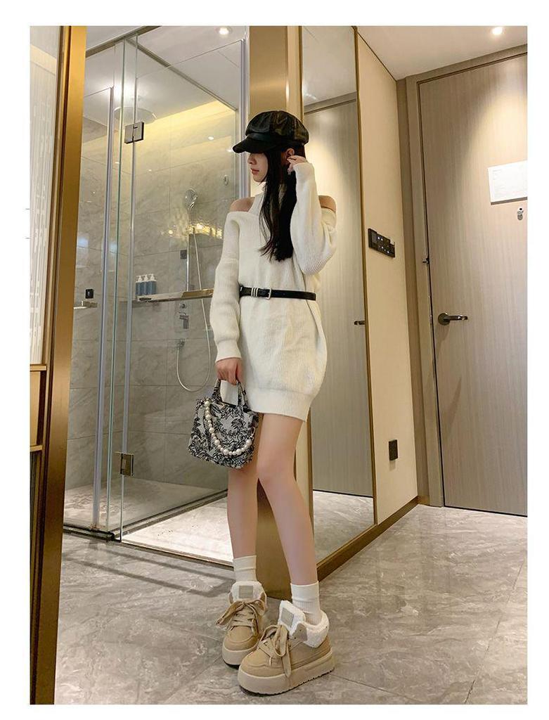 Women's Thick-Soled Fleece-Lined Winter Snow Boots - Casual Fashion Furry Shoes