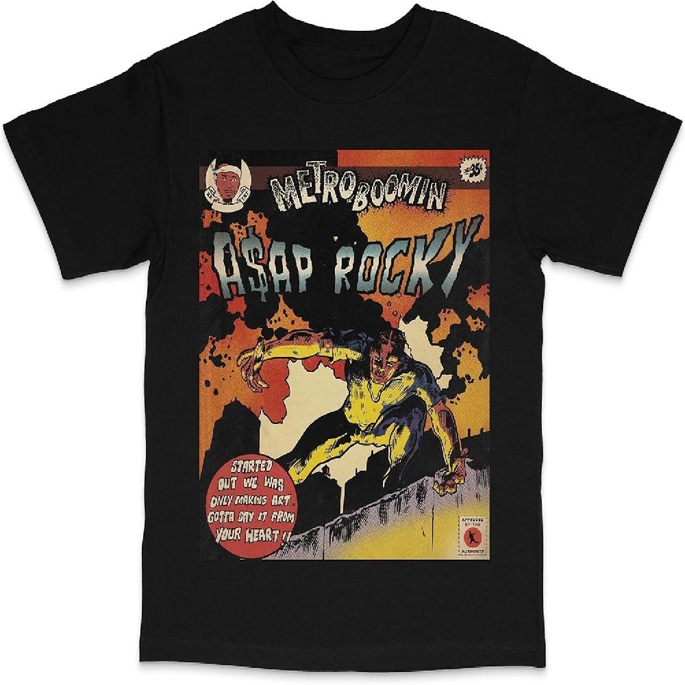 Футболка ASAP Rocky A$AP Long Live XXXXXL чёрный