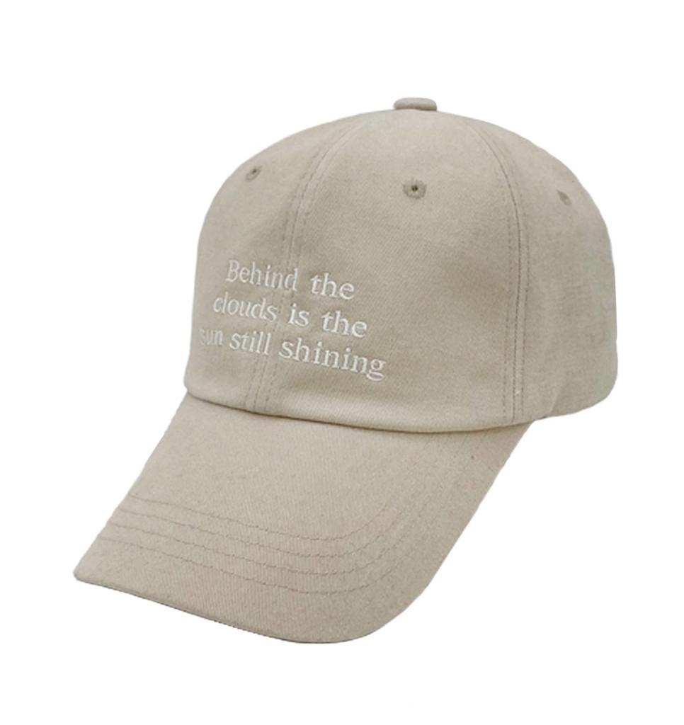 Tueseupis Behind Logo Ball Cap (Beige)