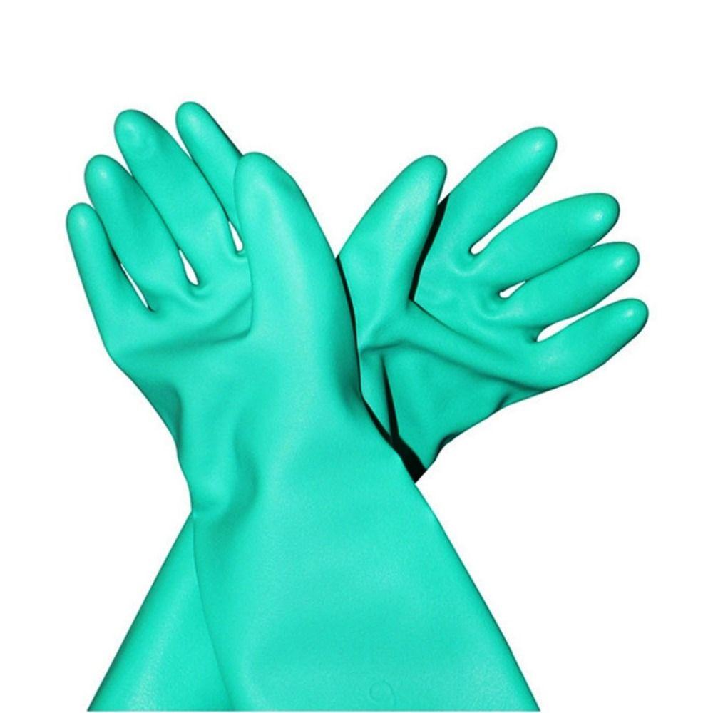 Non Slip Household Cleaning Gloves Reusable Thick Nitrile Gloves Household Cleaning