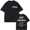 Francuski Rap Pnl Dans La Legende Album Produkt T-shirt Kobiety Mężczyźni Moda Hip-hop Krótki rękaw Wysokiej jakości Bawełniany T-shirt