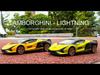 Black Mamba 1/24 Lamborghini Lightning Alloy Toy Car with Pull Back, Sound, Light, and Opening Doors