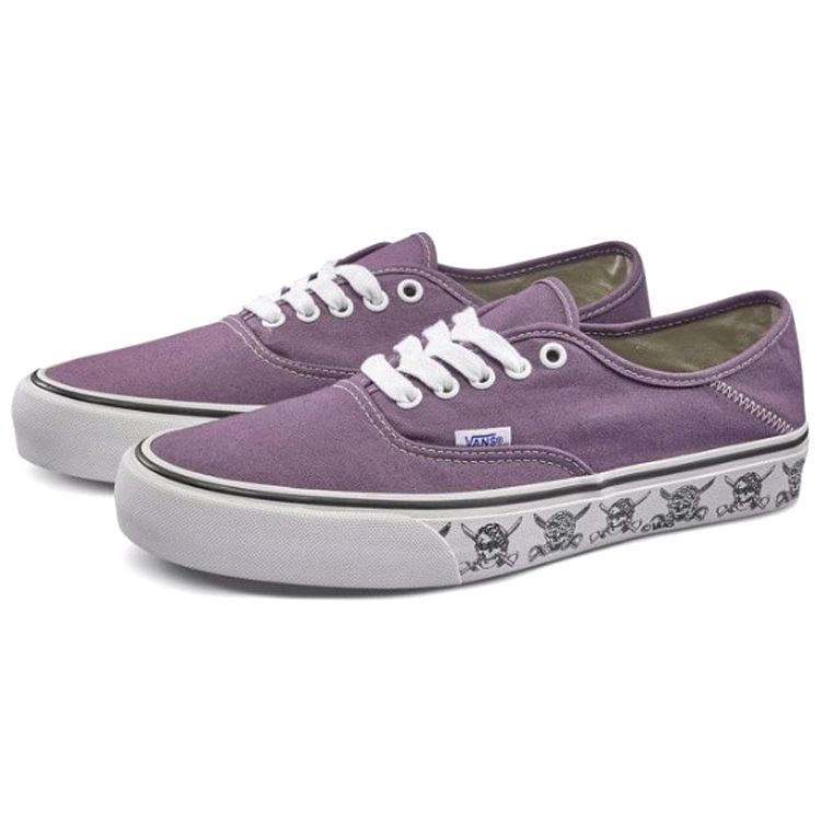 Vans Authentic SF Skulls Unisex Sneakers Purple Black-Plum Marshmallow VN0A3MU6VLB