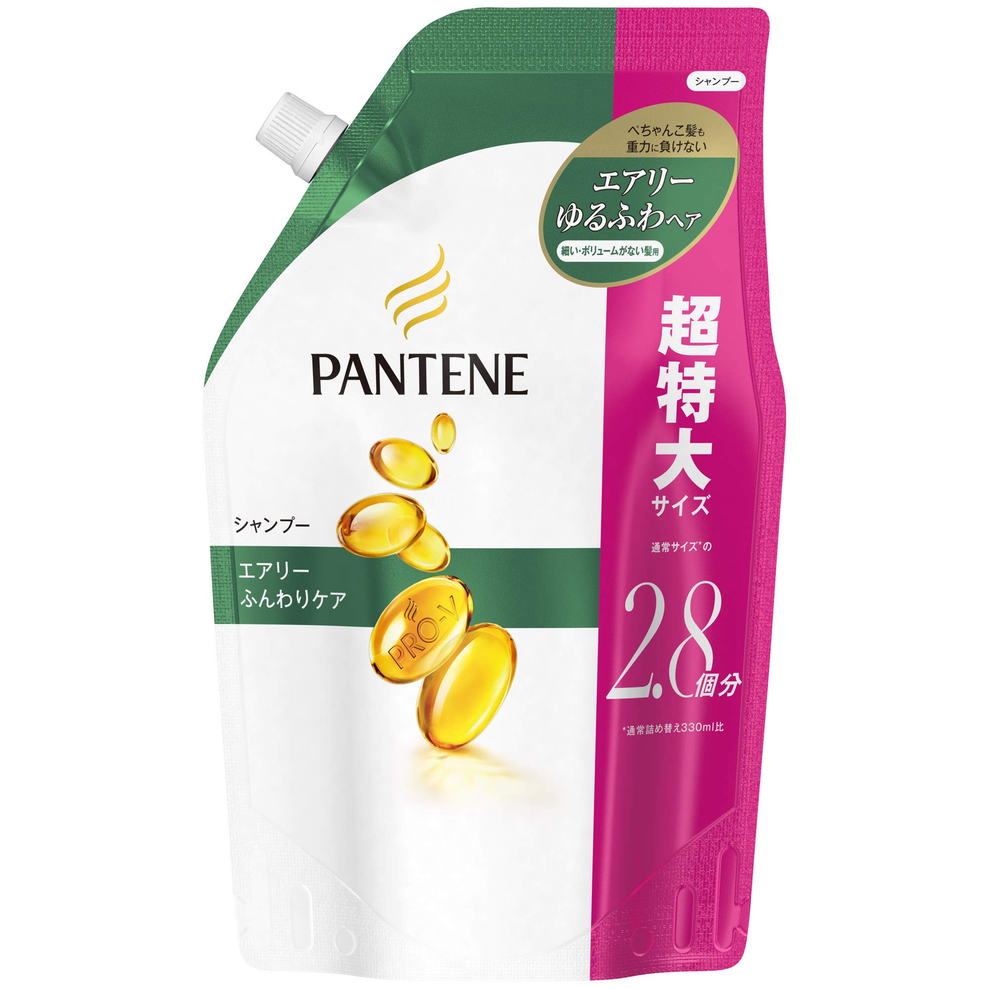 

Pantene Shampoo Airy Soft Care Refill Extra Large