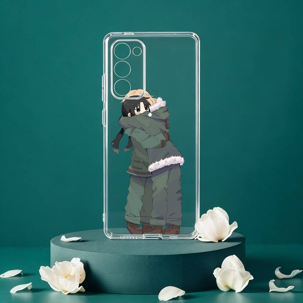 Anime Girls Last Tour Phone Case For Samsung Galaxy S24 S25 S23 S22 S21 Plus S24 S25 Transparent Cover Case Samsung S25ULTRA
