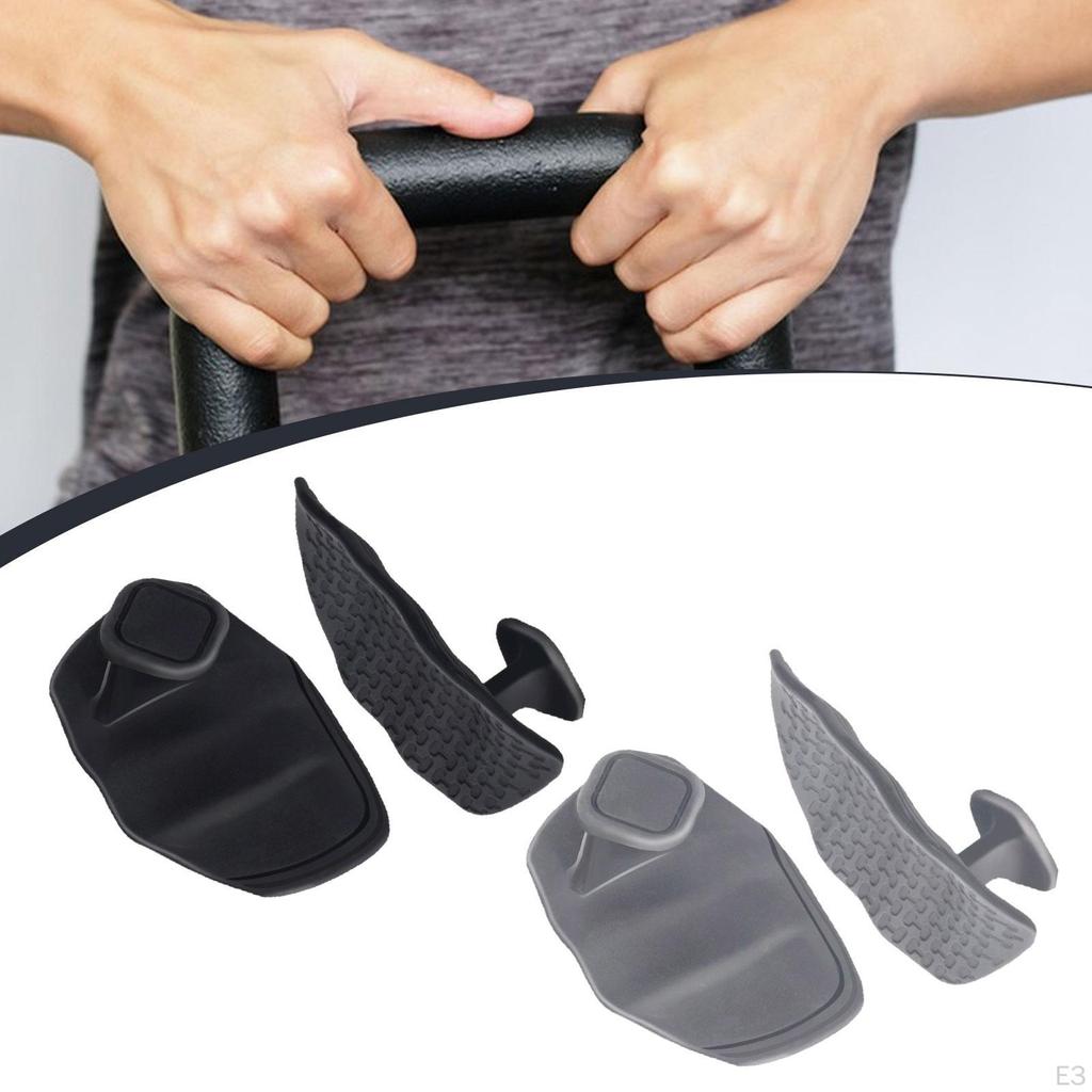 2 Pieces Gym Grips for Weight Lifting Barbell Bar Pads Nonslip Practical Hand Men Women