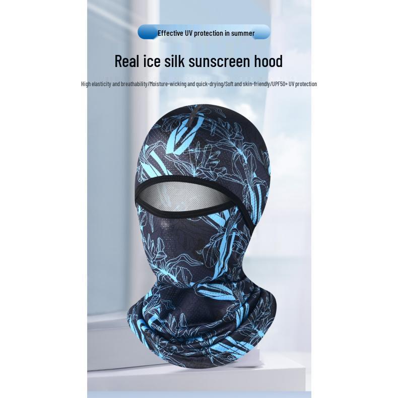 Unisex Summer Cycling & Motorcycle Full Face Windproof Headgear