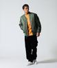AVIREX HONEYCOMB WAFFLE USAF L/S T-SHIRT M orange 783-5230030