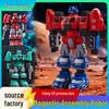 Children's Magnetic Building Blocks: 3D Robot Mecha Optimus Prime Educational Toy