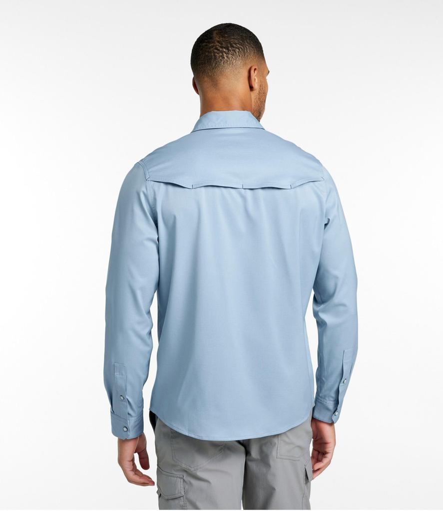 LL Bean Waist Branch Fishing Long US Shadow 1000207571 Men's Shirt, Sleeve, Fit, Regular, XL, Blue,