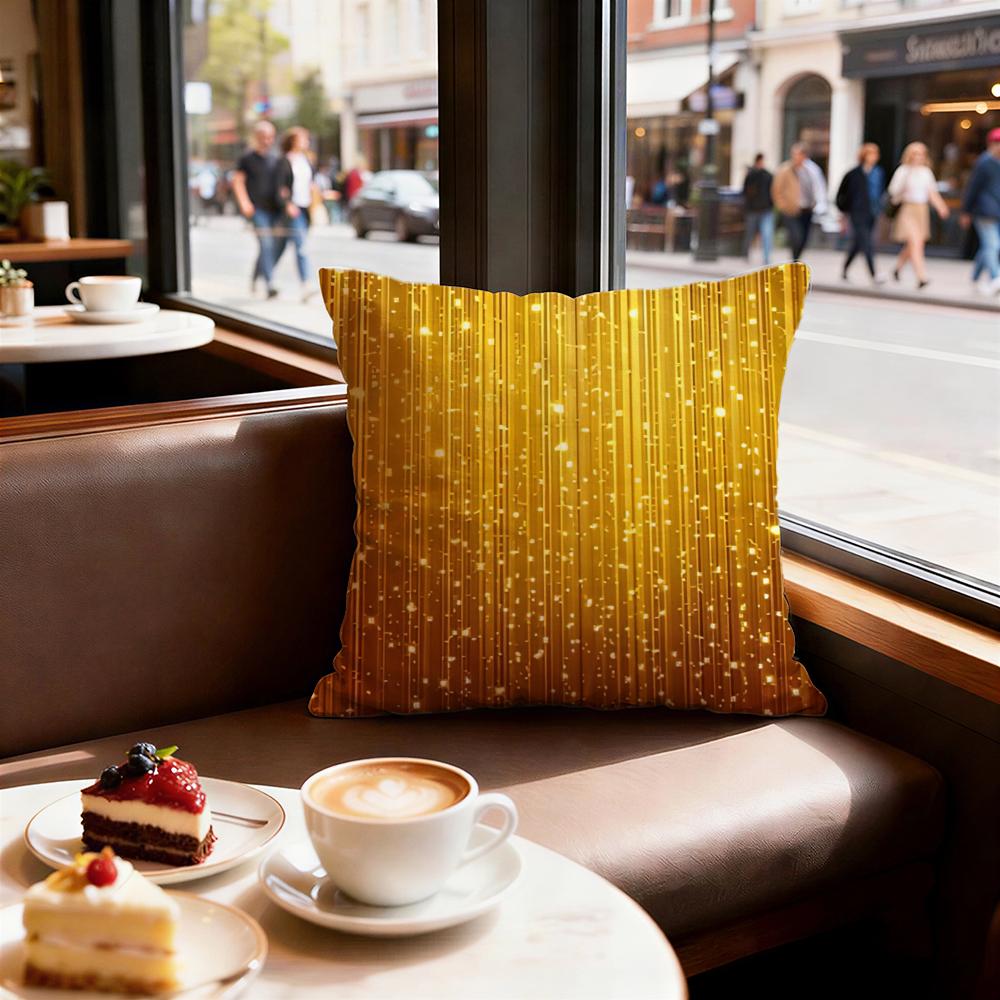 Golden fine light spots Cushion Cover Decorative Cushions Covers Cover Sofa x Pillow  Piece x x Pillowcase
