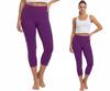Cotton Leggings 3/4 Polish Manufacturer Color PURPLE Size XXL