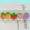 Colorful Strawberry Diy Accessories For Water Bottles And Phone Cases Wholesale Resin Embellishments