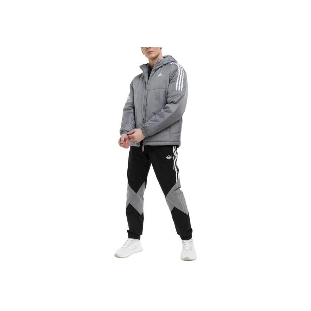New Adidas Essential Jackets Men's Gray IK5684