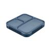 CB JAPAN Foodman Bento Box, Slim Lunch Box that can be carried upright, 800ml [Antibacterial], Ash N