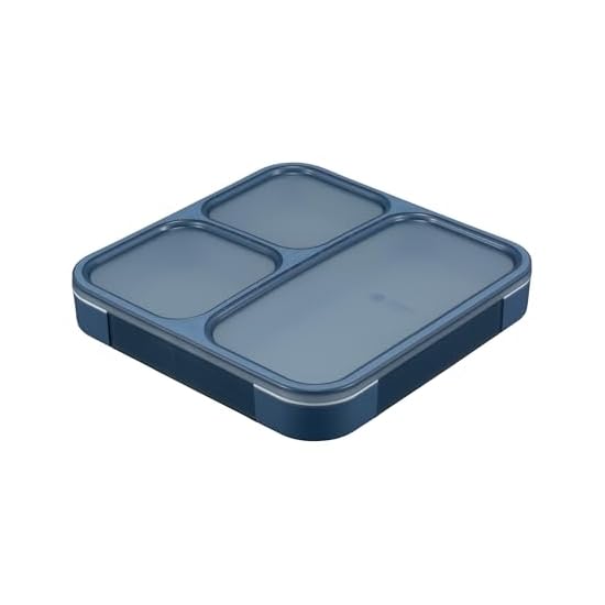 CB JAPAN Foodman Bento Box, Slim Lunch Box that can be carried upright, 800ml [Antibacterial], Ash N