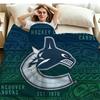 VANCOUVER CANUCKS Print Flannel Blanket High Quality Warm Comfortable Cover for All Seasons Perfect for Gifts Home Decor