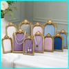 X6HE Ornamental Resin Jewelry Holder Photo Frame Earring Organization Decorative Shelf for Home and Shop Displays