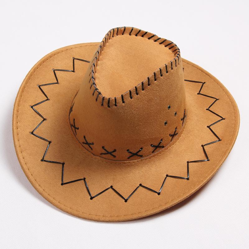 Summer Western Cowboy Hat Women Casual Sun Protection Hat Street Retro Face Showing Little Knight Hat Sun Protection Travel