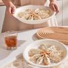 Xingfang Double-Layer Draining Dumpling Plate with Vinegar Dish
