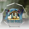 2D Flat, Nativity Scene Acrylic Desktop Decoration Plaque, Mary, Jesus & Stable Birth, Suitable for Wall Decoration, Porch, Room, Villa, Accents Home,