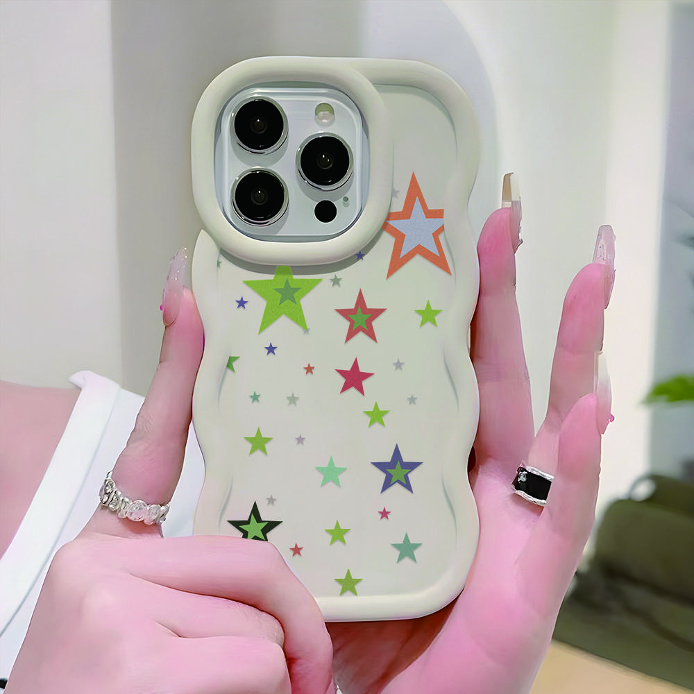 Mobile Phone Cases for iPhone 11 13 XR 15 Pro Max 12 14 Pro Max Case iPhone 16 7 Plus 8 Plus XS Max 15 Plus Macaron Cartoon Cute Anti-fall Waterproof