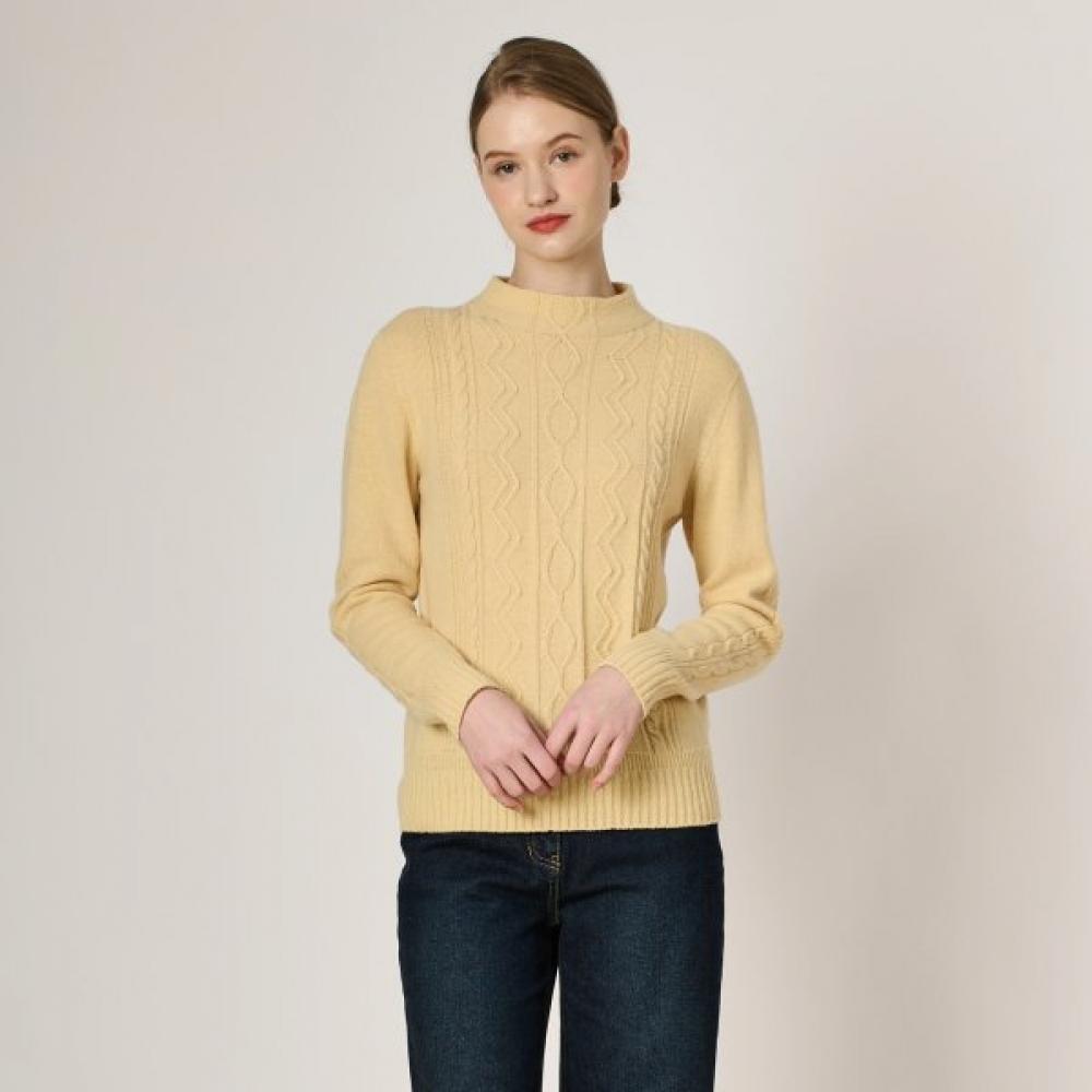 Bcbg Half Neck Cable Knit Top B3wbk429 Dark Blue (54)/66