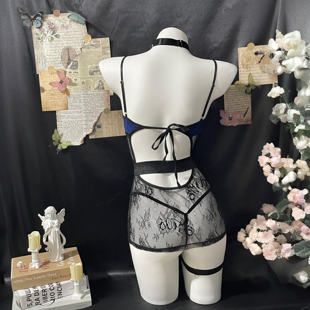 Sex Lingerie Royal Sister Zipper Open Placket Instructor Suit Adult Sex Sexy Uniform Seduction Uniform Suit