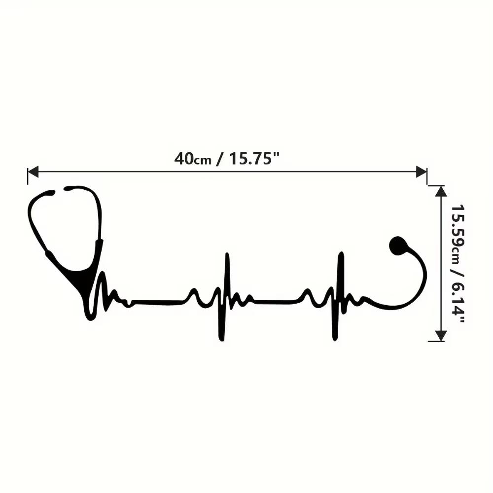 Chic Stethoscope Metal Wall Art Doctors Staff Gift Large Iron Surgery Home Decor Stethoscope Metal Wall Art Chic Doctors