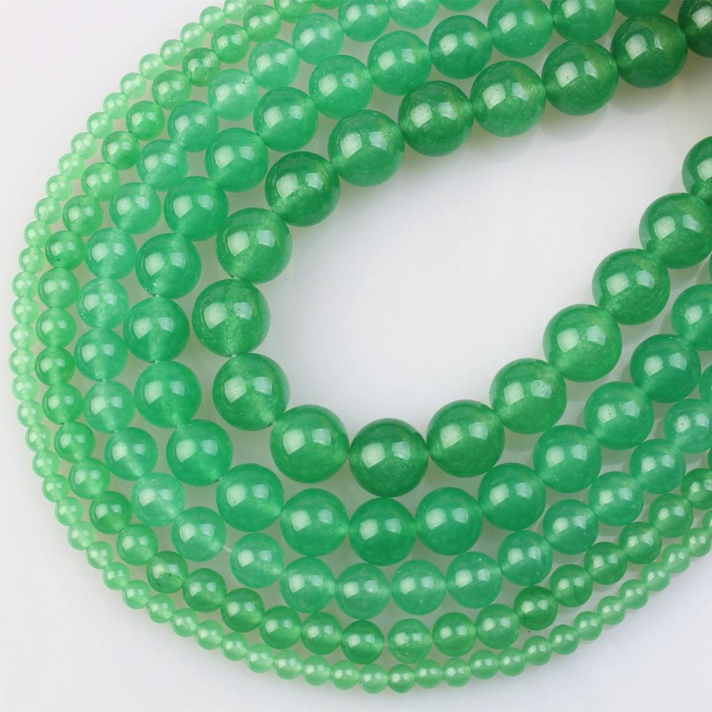 Bunte Chalcedon Jade Perlen für DIY Schmuck- & Armbandherstellung