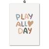 Boho Bear Car Rainbow Sun Heart Nursery Wall Art Canvas Painting Nordic Posters And Prints Wall Pictures Baby Kids Room Decor