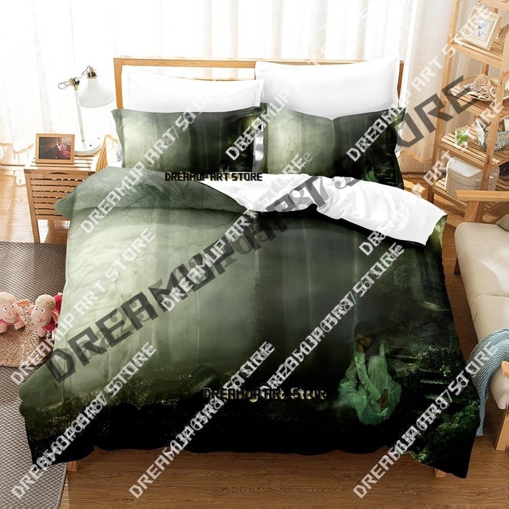 Fashion Dark Lost Souls Ghost Bedding Set Single Twin Full Queen King Size Bed Set Kids Bedroom Duvetcover Sets Bed Sheet Set