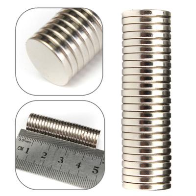 25Pcs 12x2mm N52 Super Strong Round Disc Blocks Rare Earth Neodymium Magnets