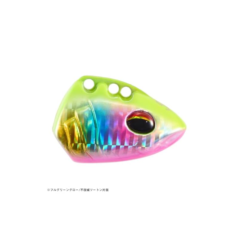 Daiwa Auto Hook Tachiuo Tenya Replacement Head, Funa Tachiuo Tenya SS40 AH Replacement Head, Full Green Glow/Fuyajo Two-Tone