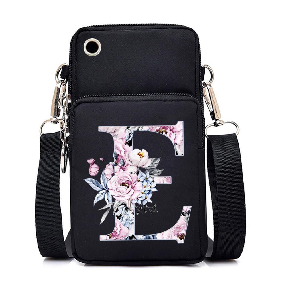 Printed casual portable messenger bag new shoulder bag multi-function fashion mobile phone bag