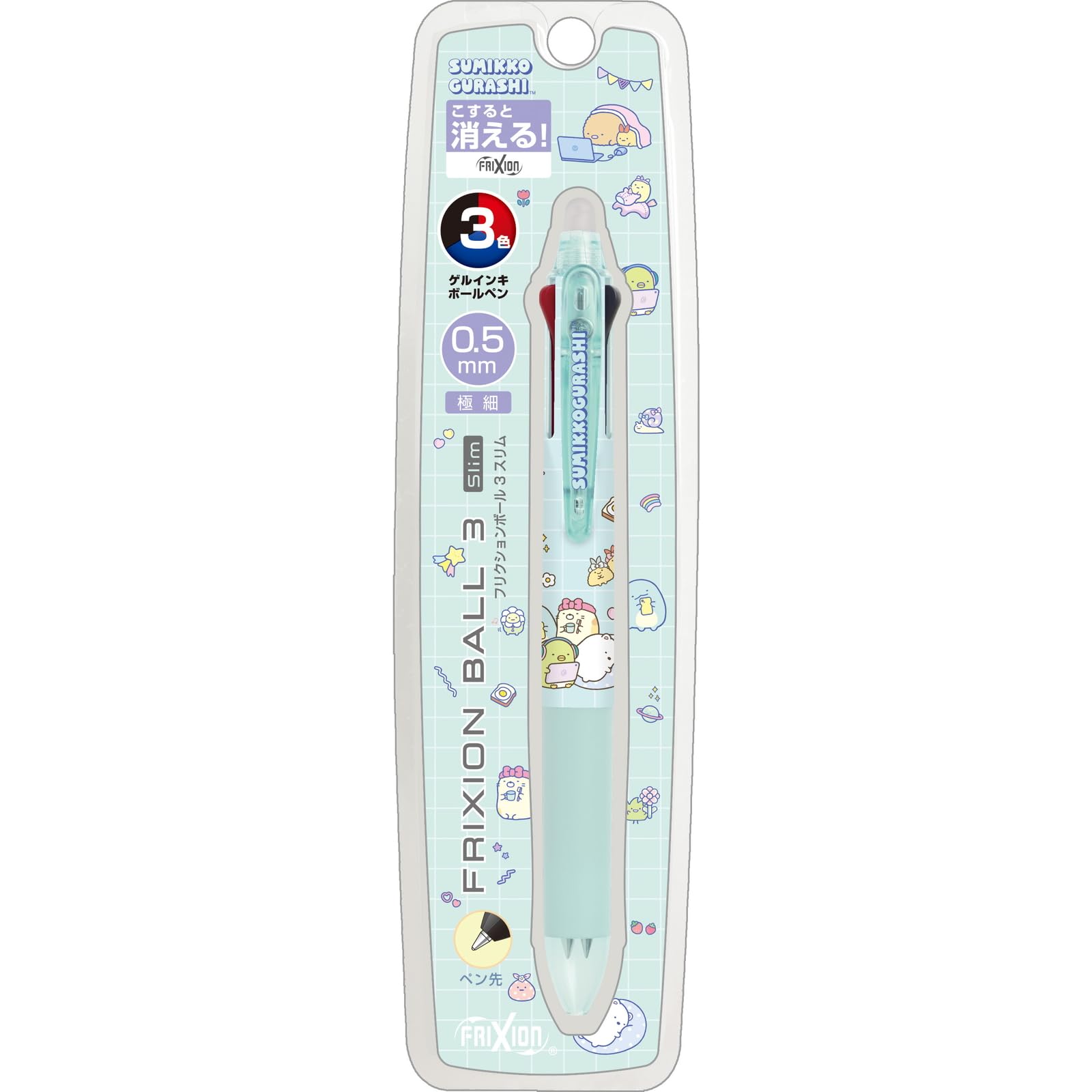 

PR11004 Фрикционный шарик Sumikko Gurashi Slim 3C