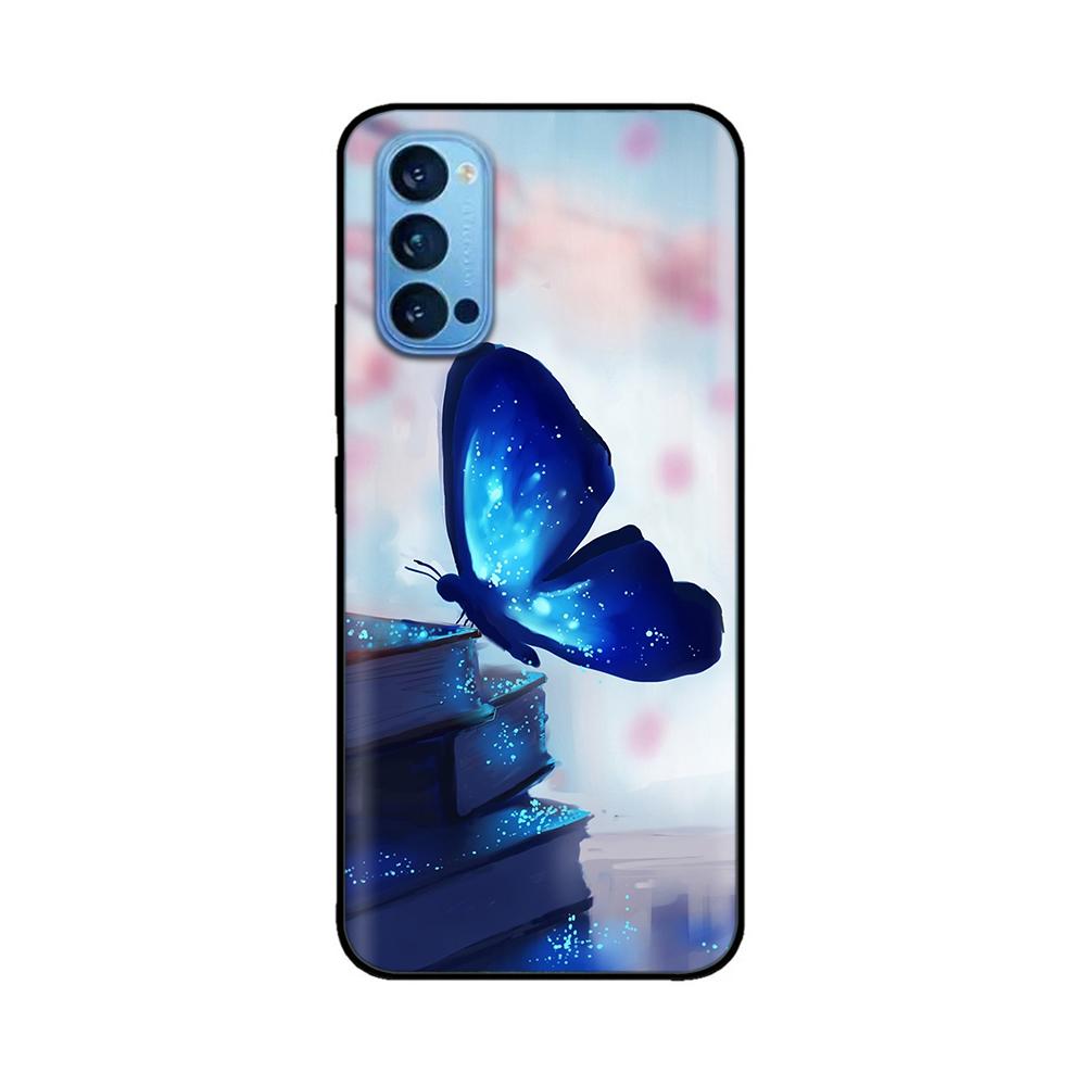 For Oppo Reno4 Pro 5G Case Soft TPU Black Silicone Phone Back Cover for OPPO Reno 4 Reno4 Pro 5G 4G Case Funda Coque Bumper Capa