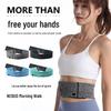 Large Capacity Flip-Top Velcro Water Bottle Waist Bag for Outdoor Sports and Marathon Running