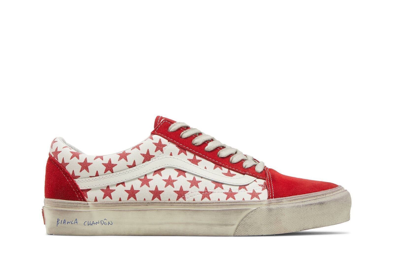 Vans Bianca Chandôn x Old Skool VLT LX tressed Red  VN0A4BVFY52 Men s Shoes 41